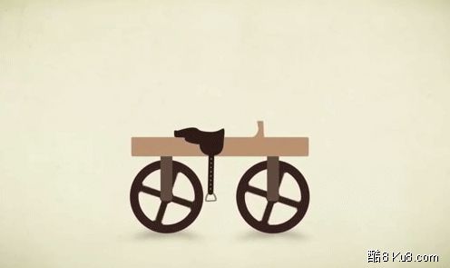 GIF动态图：自行车的进化史